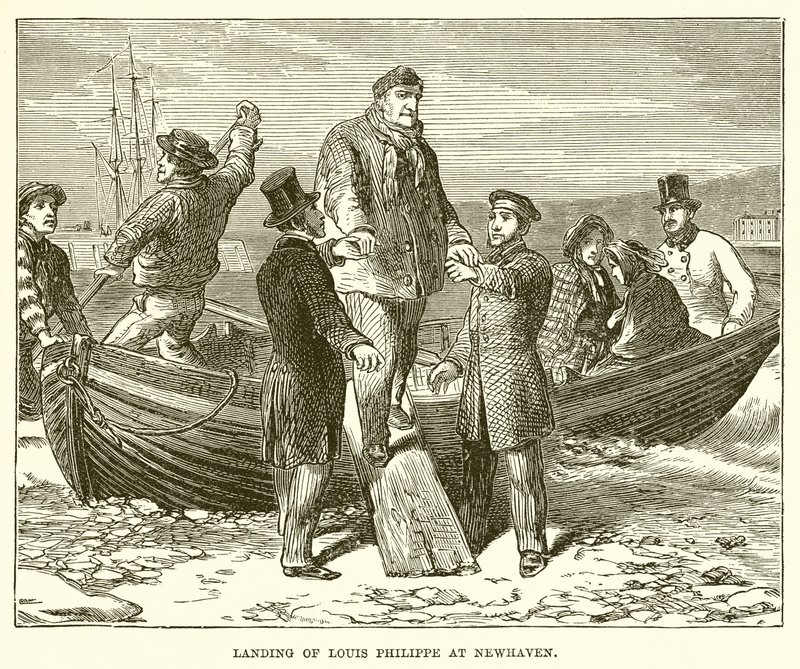 Débarquement de Louis Philippe à Newhaven - English School