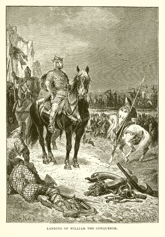 Débarquement de Guillaume le Conquérant - English School