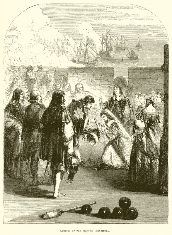 Débarquement de la princesse Henriette - English School