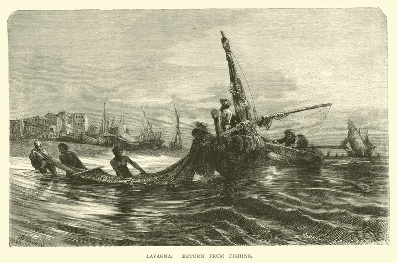 Lavagna, retour de pêche - English School
