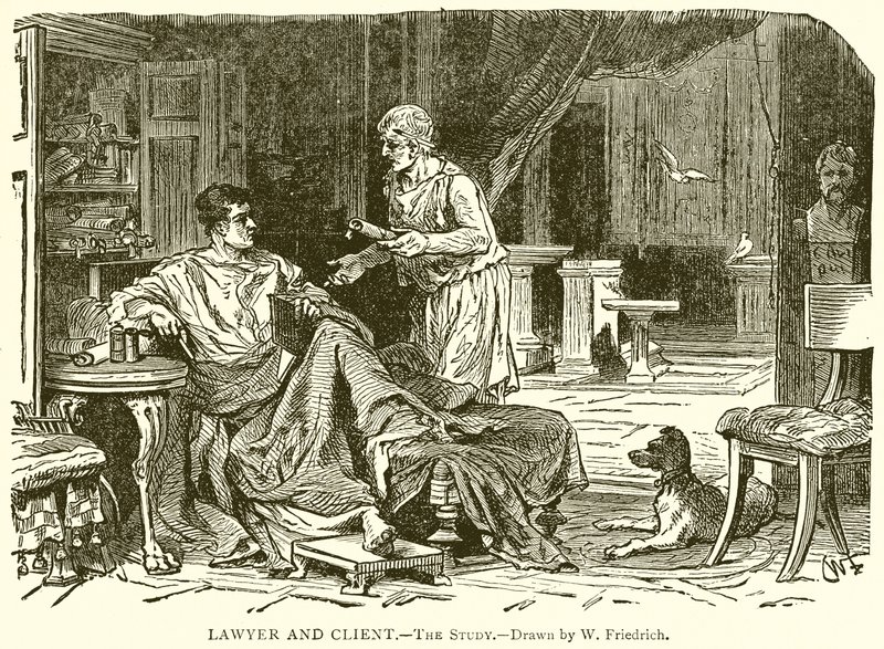 Avocat et client.--Le cabinet - English School