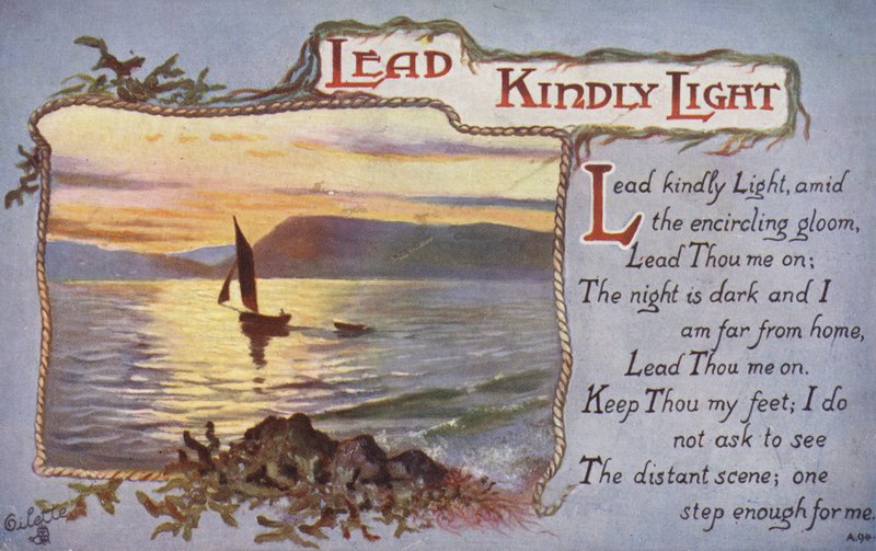 Lead Kindly Light (lithographie en couleur) - English School