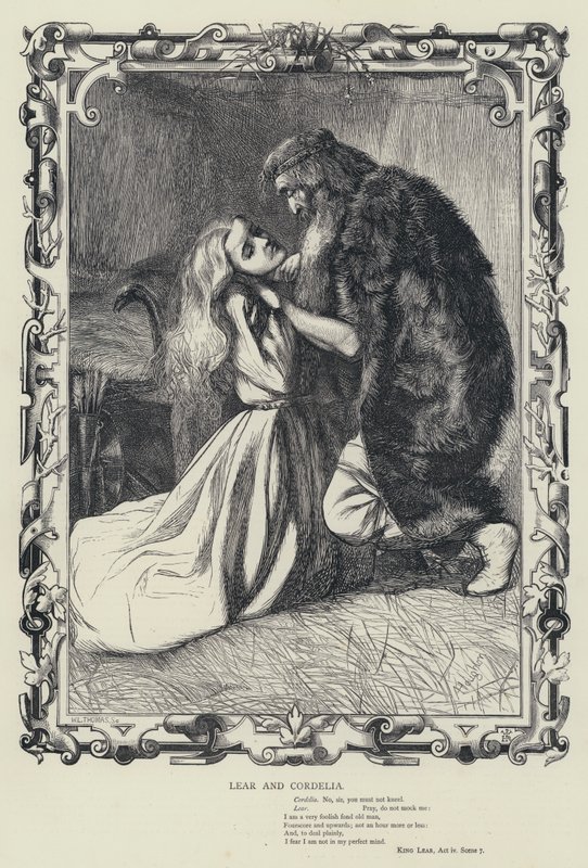 Lear et Cordelia, Le Roi Lear, Acte IV, Scène 7 - English School