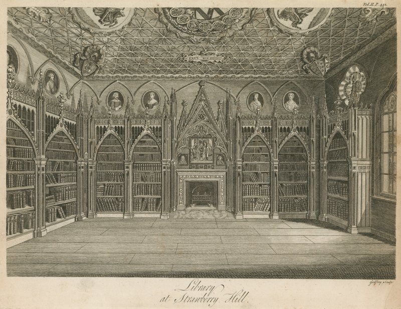 Bibliothèque à Strawberry Hill, Londres - English School
