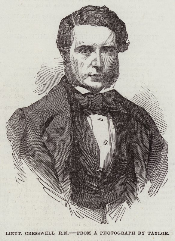 Lieutenant Cresswell, RN (gravure) - English School