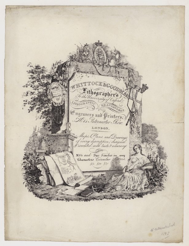 Lithographe, Whittock & Goodman, carte de visite - English School