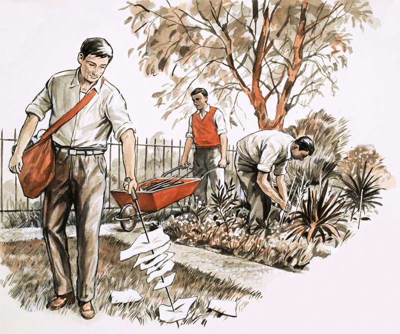 Ramasseur de déchets - English School
