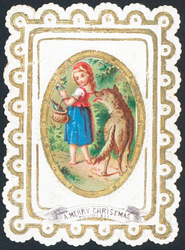 Le Petit Chaperon Rouge, Carte de Noël - English School
