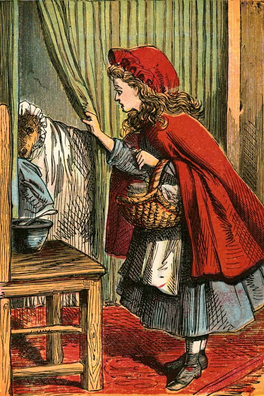 Le Petit Chaperon Rouge découvre le loup - English School