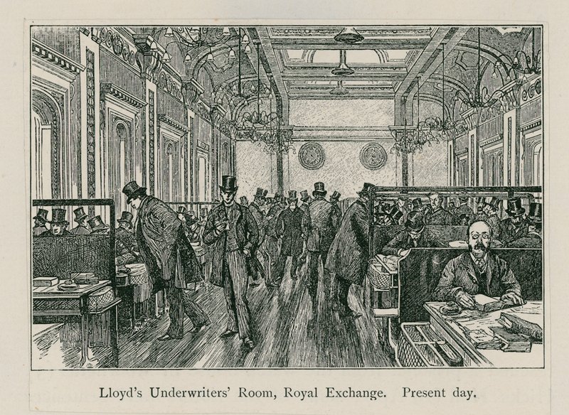 Salle des souscripteurs de Lloyds, Royal Exchange - English School