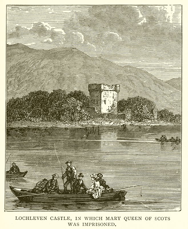 Château de Lochleven, où Marie Stuart fut emprisonnée - English School