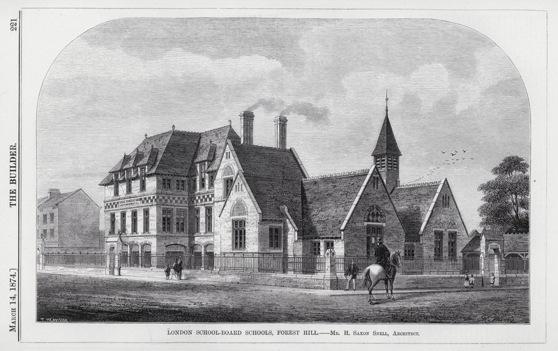 Écoles du conseil scolaire de Londres, Forest Hill (gravure) - English School