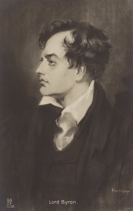 Lord Byron (1788-1824), poète anglais - English School