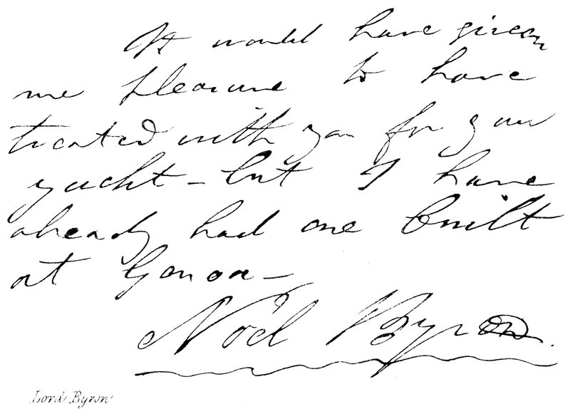 Lord Byron - English School