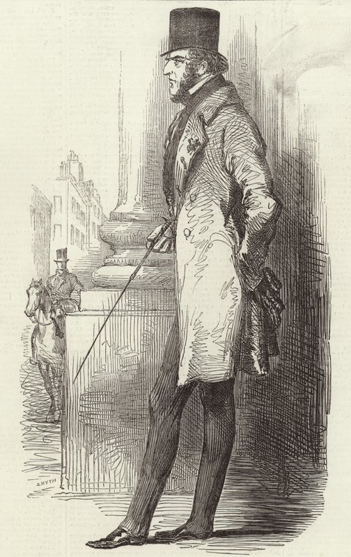 Lord George Bentinck (gravure) - English School