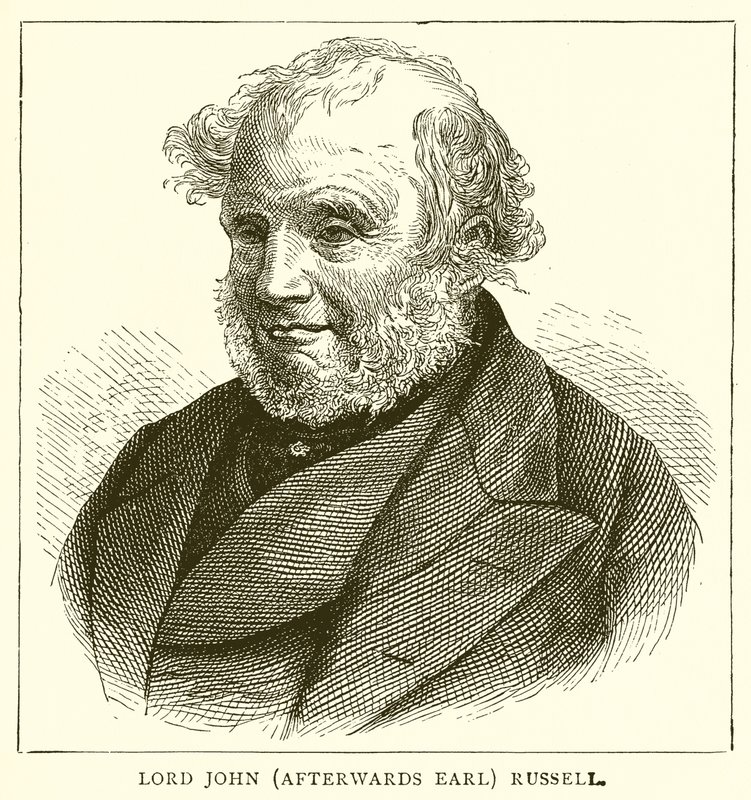 Lord John (plus tard comte) Russell - English School
