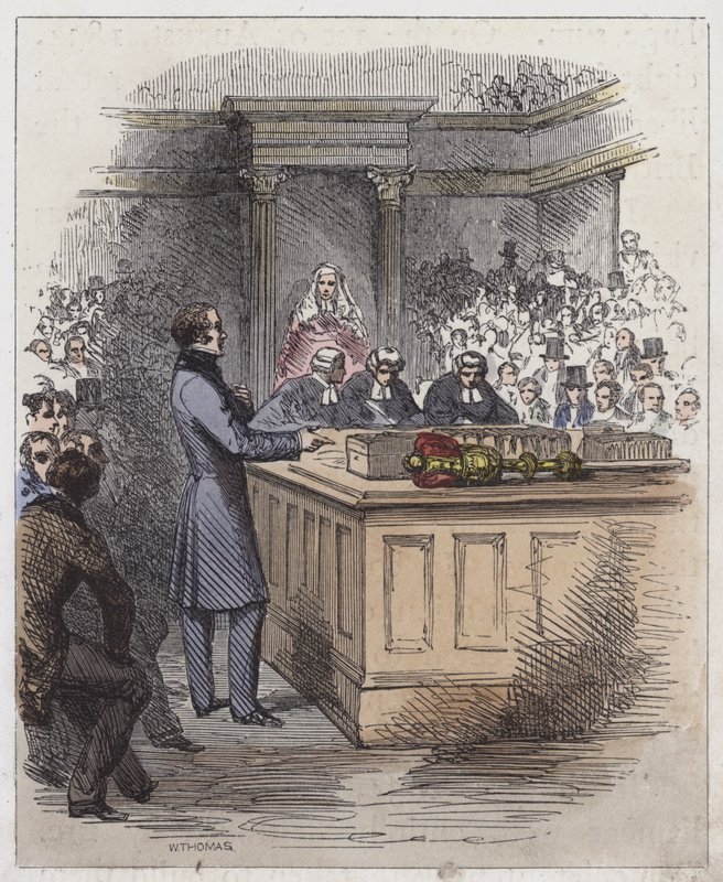 Lord John Russell à la Chambre des communes - English School