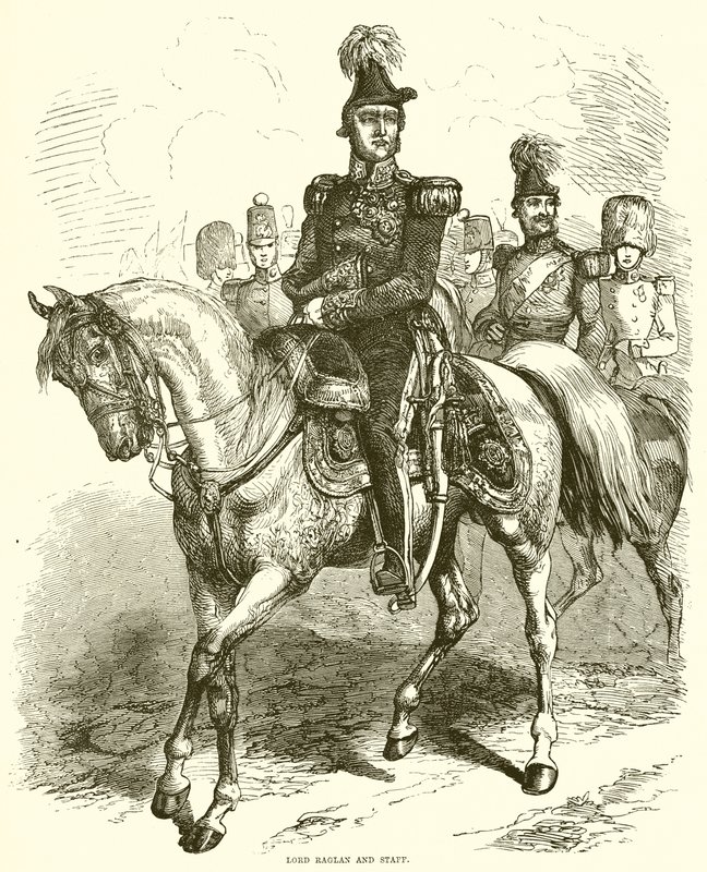 Lord Raglan et son état-major - English School