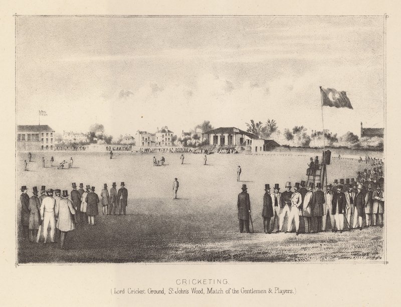 Lords Cricket Ground, S Johns Wood, Match des Gentlemen et Players - English School