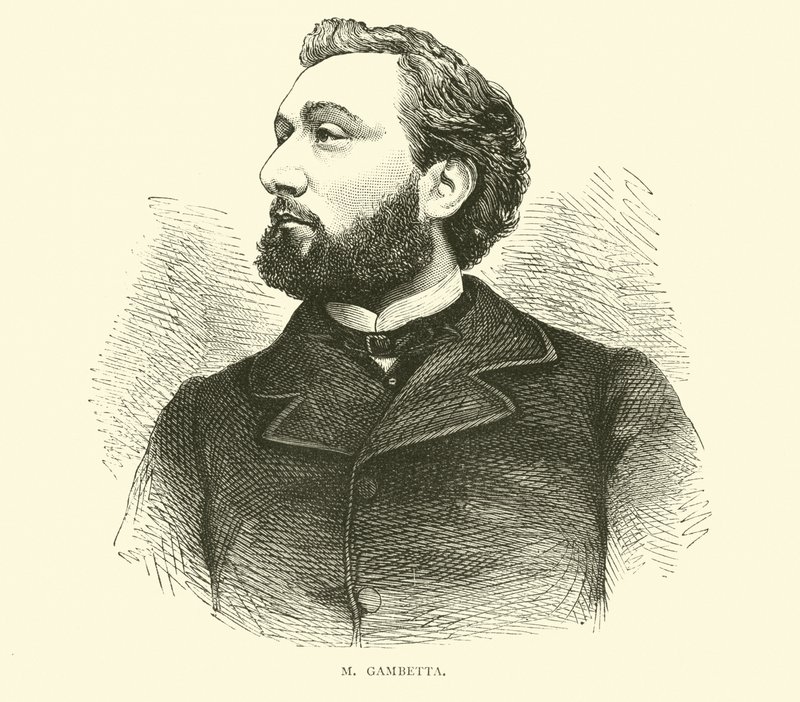 M. Gambetta, septembre 1870 - English School