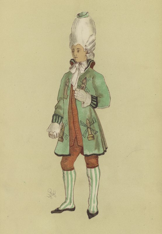 Macaroni du règne de George III - English School