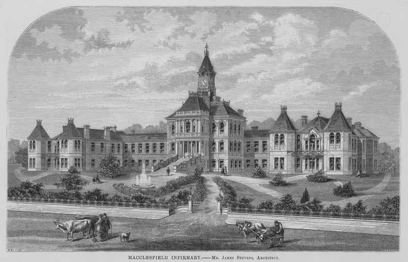 Infirmerie de Macclesfield (gravure) - English School