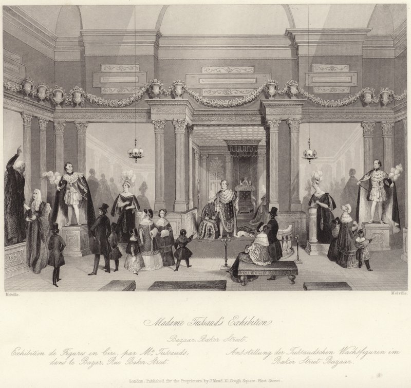 Exposition de Madame Tussauds au bazar de Baker Street - English School