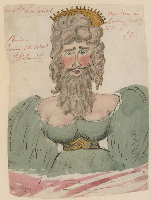 Mademoiselle Latouch, femme à barbe - English School