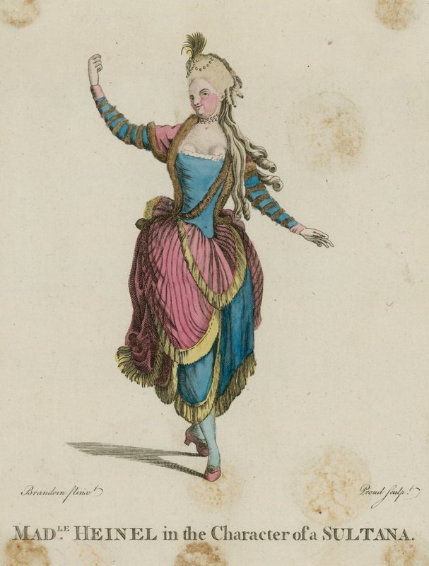 Mlle Heinel dans le rôle d