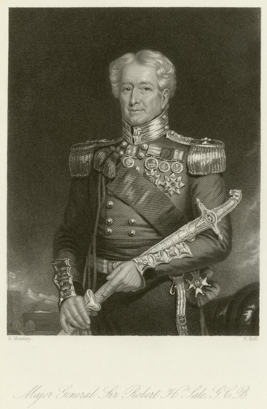 Major Général Sir Robert H Sale - English School