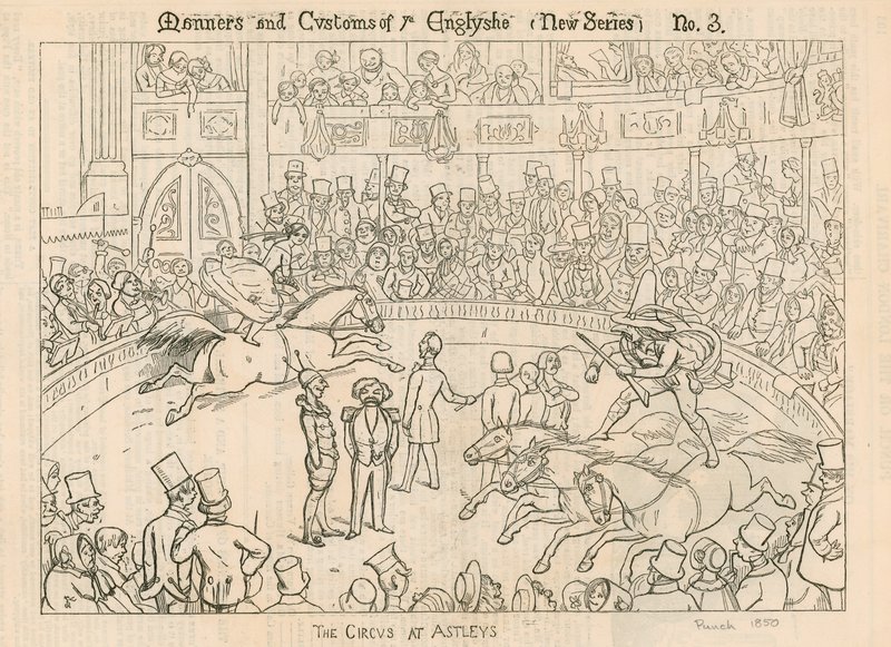 Mœurs et coutumes des Anglais : Le cirque à Astley