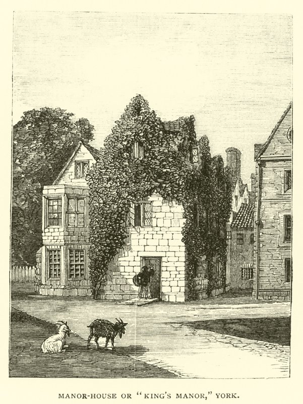 Manoir ou Kings Manor, York - English School