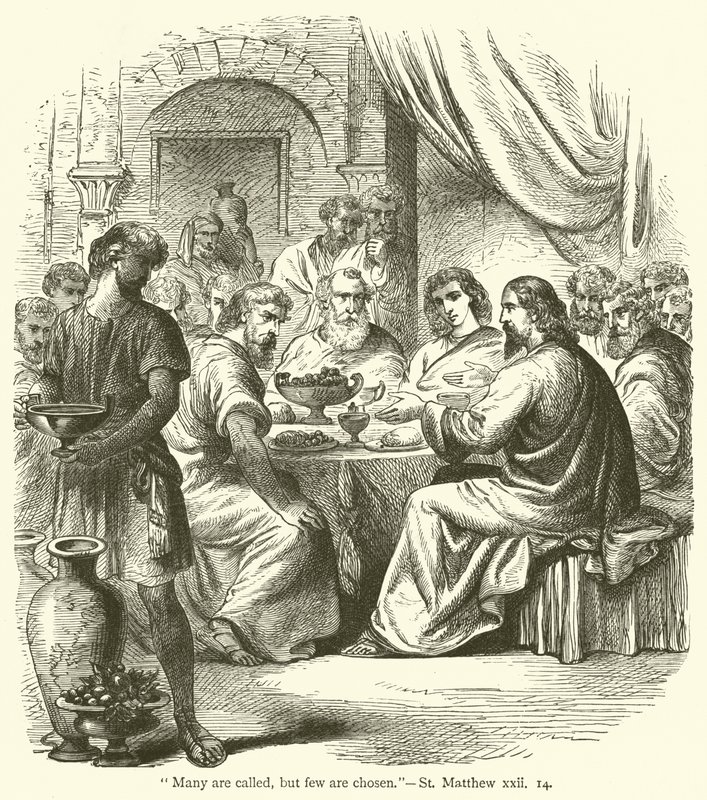 Beaucoup sont appelés, mais peu sont élus, Saint Matthieu, xxii - English School