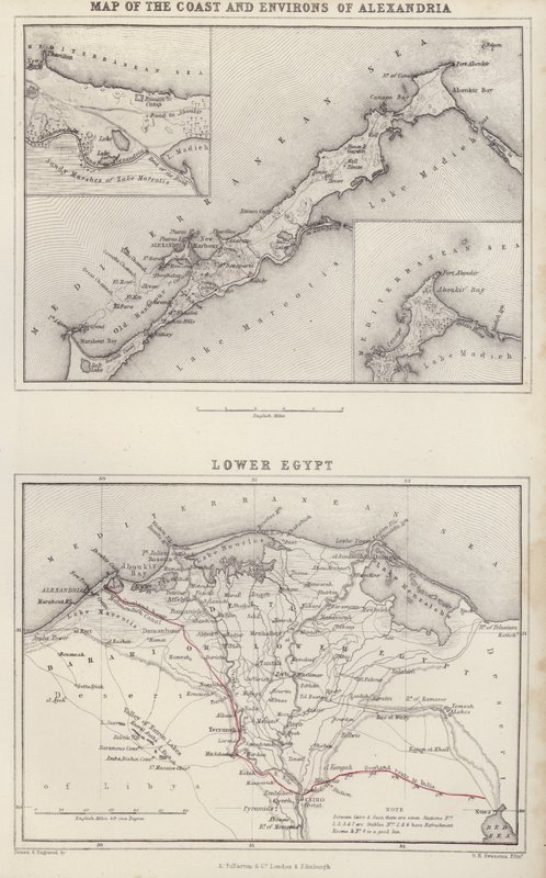 Carte : Carte de la côte et des environs d