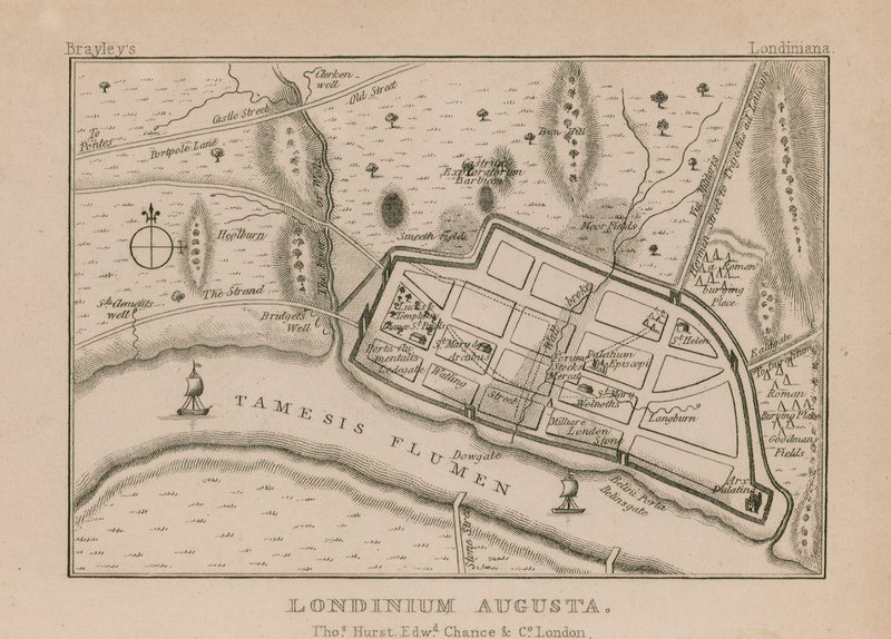 Carte de Londres romain - English School