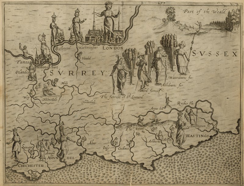 Carte du sud de l