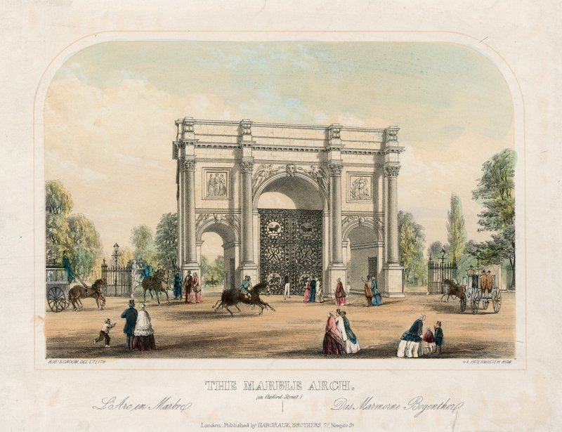Marble Arch, Oxford Street, Londres - English School
