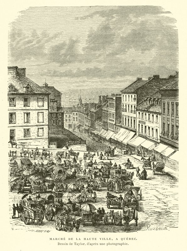 Marché de la Haute-Ville, Québec, Canada - English School