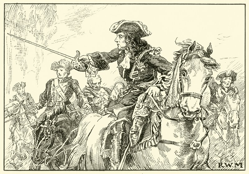 Marlborough menant ses troupes - English School