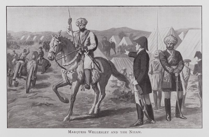 Marquis Wellesley et le Nizam - English School