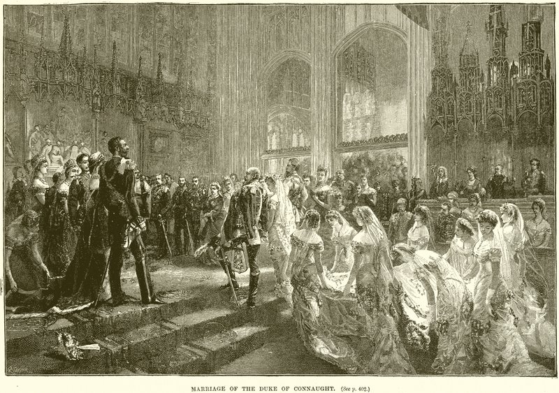 Mariage du duc de Connaught - English School