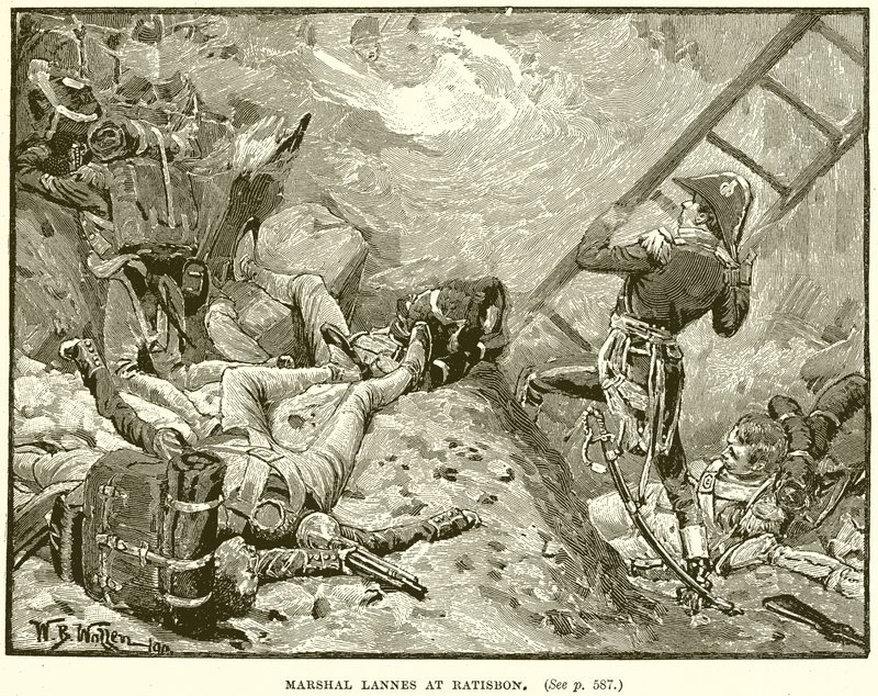 Le maréchal Lannes à Ratisbonne - English School