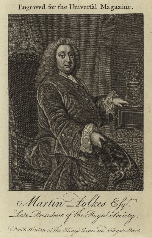 Martin Folkes Esq., ancien président de la Royal Society - English School
