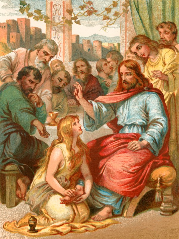 Marie lave les pieds de Jésus - English School