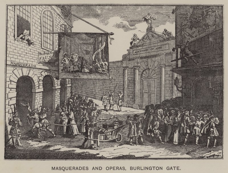 Mascarades et opéras, Burlington Gate - English School
