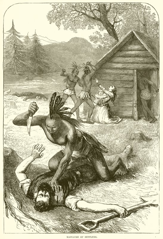 Massacre des colons - English School