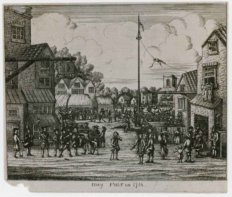 Foire de mai en 1716 - English School
