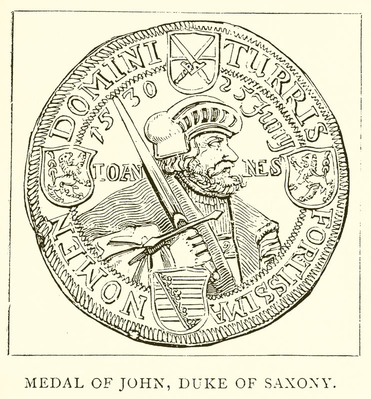 Médaille de Jean, duc de Saxe - English School