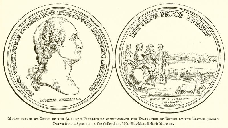 Médaille frappée par ordre du Congrès américain pour commémorer l