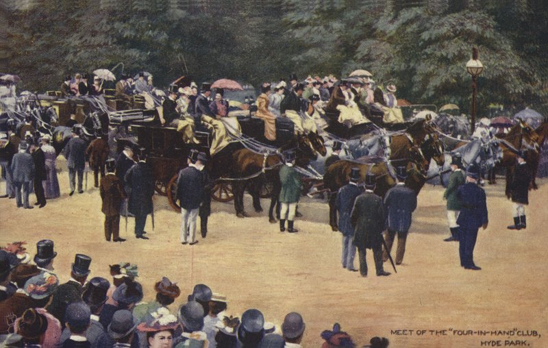 Rassemblement du Four-in-Hand Club, Hyde Park - English School